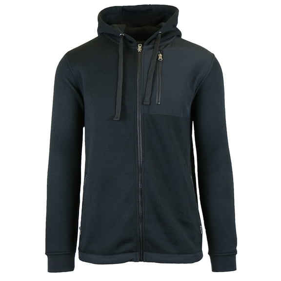 Men's Marled Zip Hoodie & Pullover Fleece Lined Sweater (S-2XL)