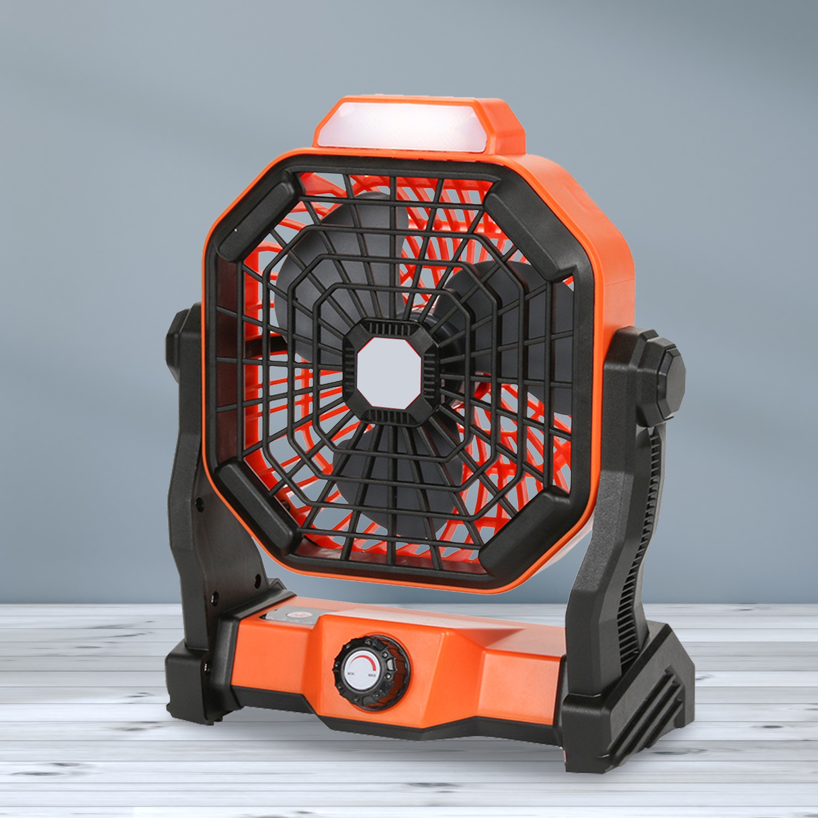 Xeyise Tents Fan 2-in-1 Portable Lightweight USB Rechargeable LED Lamp Fan Light for Daily Life
