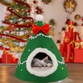 thumbnail image 6 of Christmas Candy Pet Bed Under 5 ! Yannianjz Festive Pet House Warm Kitty Bed Soft Dog Bed Winter Shelter for Small Cats Puppies Indoor Comfort, 6 of 6