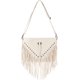 thumbnail image 1 of Bolso bandolera de cuero con flecos para mujer, bolso bandolera grande con borlas, regalo para mamá, esposa, novia, 1 of 3