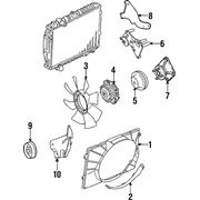 Genuine OE Mitsubishi Fan Clutch - MD303502