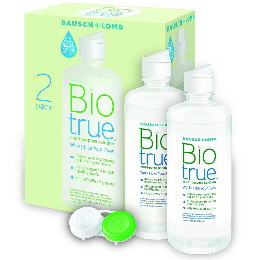 BioTrue Contact Lens Solution for Soft Contact Lenses, MultiPurpose 10