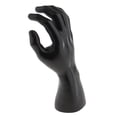 thumbnail image 2 of 2 Piezas Maniquí Mano Hombre e Izquierdo Plástico para Exhibición Joyería Exhibición Soporte Pulseras Pantalla Guantes Negro + blanco, 2 of 9