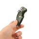 thumbnail image 4 of unbranded Sujetallaves Metálico En Aleación De Aluminio Verde Con Clip Para Cinturón O Bolsillo, 4 of 6