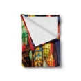 thumbnail image 2 of Lantern Soft Flannel Fleece Blanket, International Chinese New Year Celebration China Hong Kong Korea Indigenous Culture, Cozy Plush for Indoor and Outdoor Use, 60" x 80", Multicolor, by Ambesonne, 2 of 6