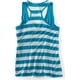 thumbnail image 2 of Aeropostale - Camiseta sin mangas tejida con lazo a rayas para mujer, verde, extragrande, 2 of 2
