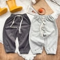 thumbnail image 4 of Godderr Toddler Baby Boys Girls Drawstring Sweatpants Cotton Sport Jogger Pants Kids Unisex Soft Pants, 4 of 6