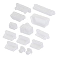 thumbnail image 1 of Unique Bargains 65pcs Laptop Port Duct Cover 13 Types Plugs Cap for Notebook Laptop PC Computer, USB/VGA/Audio Jack/SD, White, 1 of 7