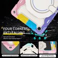 thumbnail image 2 of FJLBDE Case for Lenovo Tab M10 Plus 3rd Gen 2022 10.6 Inch with 360 Kickstand, Shoulder Strap Carrying Protective Cover, Multicolor Pink, 2 of 6