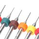 thumbnail image 3 of Lot de 10 micro-embouts hélicoïdaux en alliage de tungstène et acier pour circuits imprimés, outil de perçage manuel de 0,1 à 1 mm, 3 of 4