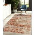 thumbnail image 4 of Modern Decorative Rug, Abstract and Grunge Composition of Splash Look Shaped Weathered Forms, Quality Carpet for Bedroom Dorm and Living Room, 6 Sizes, Cinnamon, by Ambesonne, 4 of 4