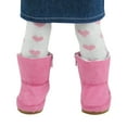 thumbnail image 4 of Sophia's Set of 2 Mini Ewe Boots with Fleece Lining for 18   Dolls, Pink and Gray, 4 of 4