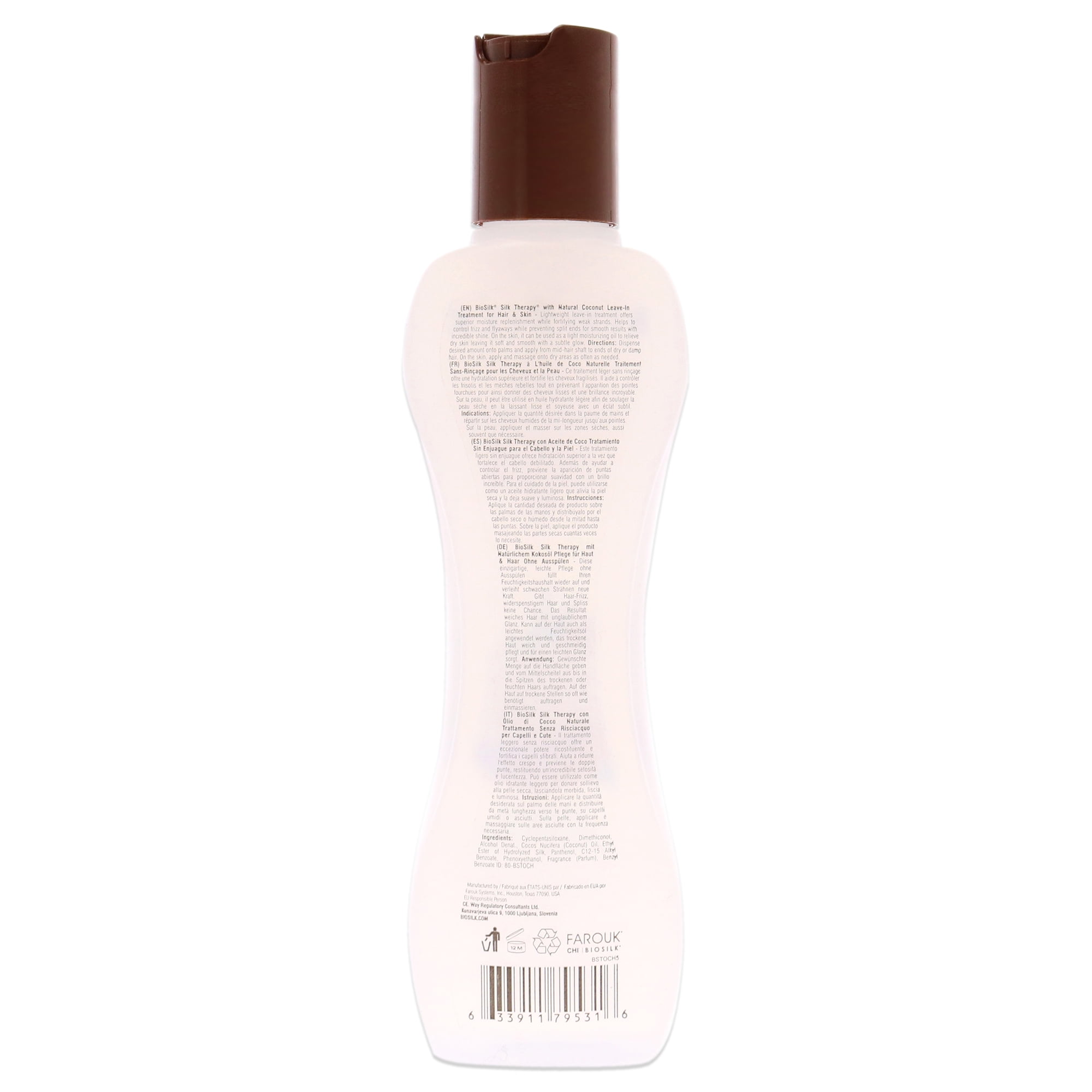 Biosilk Silk Therapy with Coconut Oil Leave-In Treatment 5.64 oz