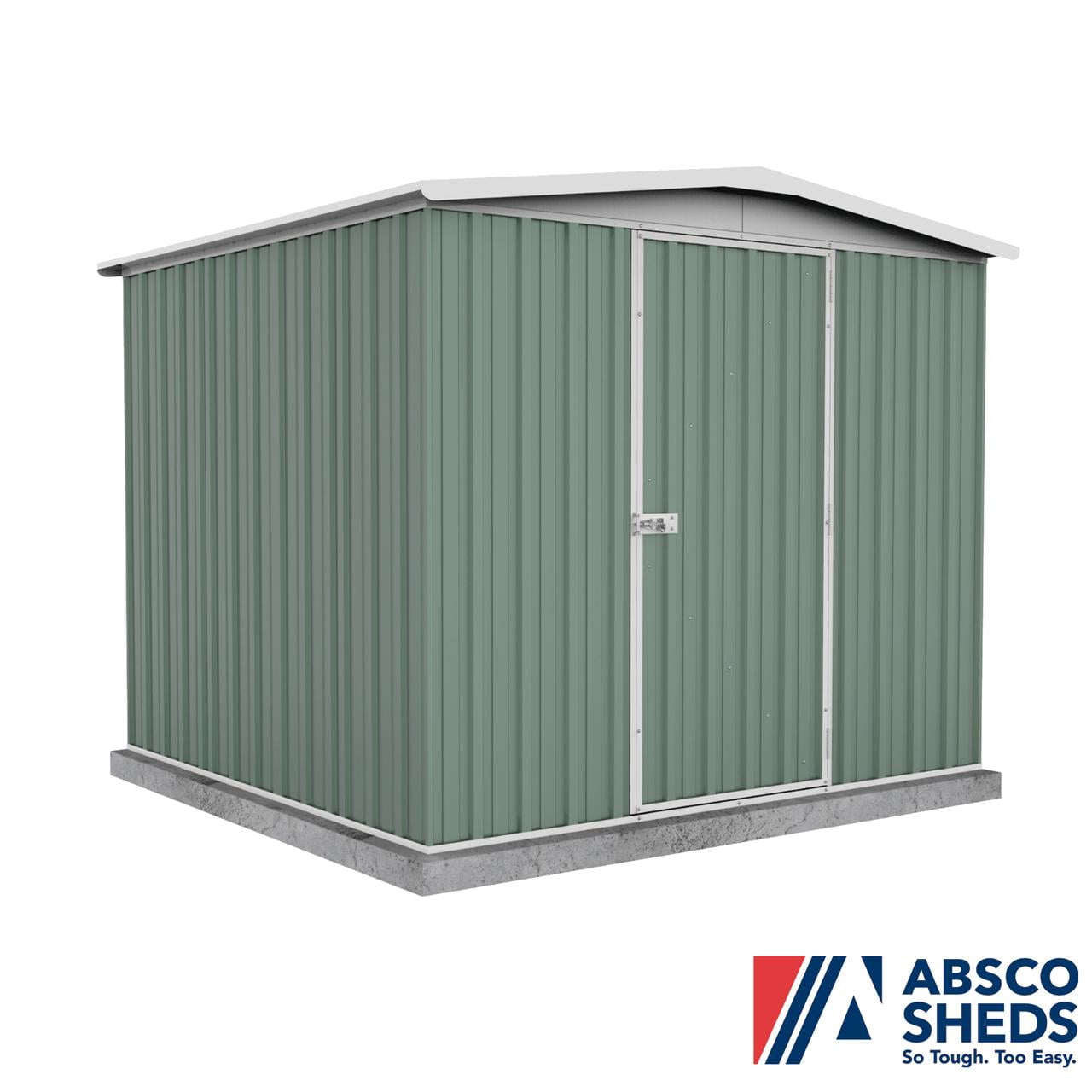 Bodega Jardín 225X218X200 Absco Puerta Simple Regent Verde Eucaliptus