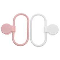 Worgeous 2pcs Self Adhesive Towel Rings For Bathroom Wall No Drill Hand Towel Holder Kitchen Towel Rack Adhesive Towel Hanger Space Saving Towel Storage For Home Decor