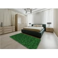thumbnail image 4 of Ahgly Company Indoor Square Patterned Dark Forest Green Area Rugs, 5' Square, 4 of 6