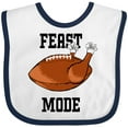 thumbnail image 3 of Inktastic Thanksgiving Feast Mode Turkey Football Boys or Girls Baby Bib, 3 of 4