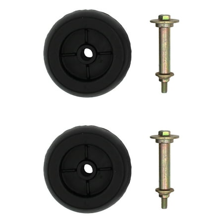2 New 103-3168 Anti Scalp Deck Wheel Kit with Bolt & Hardware Fits Exmark Mowers