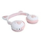thumbnail image 3 of Lindo Oreja de Gato Brillante Auriculares Bluetooth Inalámbricos HIFI Deportes Auriculares Plegables con Luz Led Rosa Blanco, 3 of 5