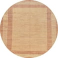 thumbnail image 1 of Ahgly Company Indoor Round Abstract Mango Orange Solid Area Rugs, 8' Round, 1 of 6