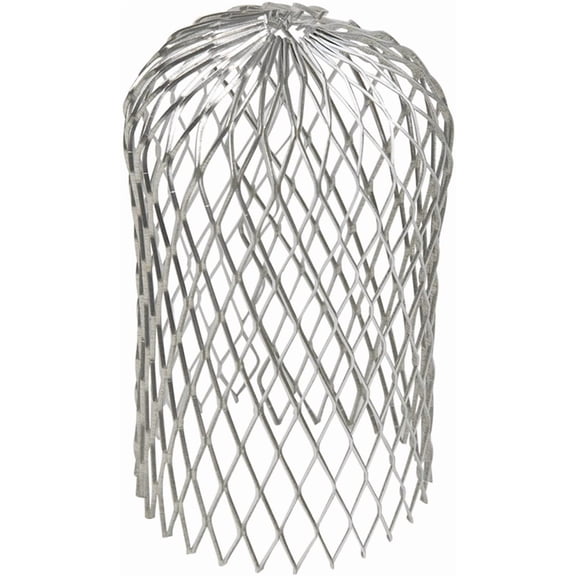 Amerimax 29059 3" Aluminum Gutter/Downspout Strainers Fits Round or Square - Quantity 12