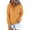 Orange, variant on jjayotai Sweatshirt for Women, 2024 Hooded Button Collar Drawstring Hoodies Pullover Casual Long Sleeve Comfy Loose Tops