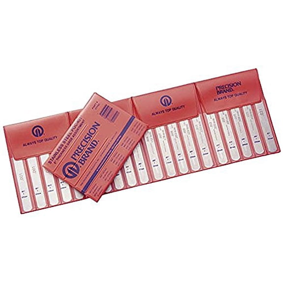 Precision Brand Feeler Gage Set,20 PC 77750