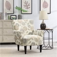 thumbnail image 2 of Wallace & Bay Gilmore Accent Chair with Flared Arms in Beige, 2 of 5