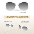 thumbnail image 2 of Kids Round Fashion Sunglasses for Girls Age 3-12 Butterfly Shaped Retro Children Tween Sun Glasses, 2 of 7