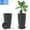 Black, variant on Active Mind Ltd 1-Pack 12 Inch Round Planters for Indoor Outdoor Use, Large Flower Pots with Drainage Holes & Saucer, Heavy Duty Decorative Garden Planters for Patio, Balcony, Home Decor (Gray)