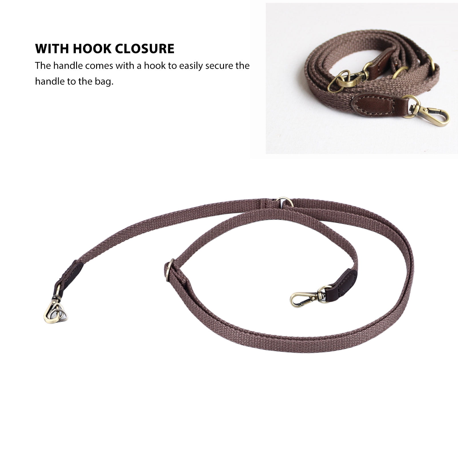 Leather Bag Strap Adjustable DIY Handmade Bag Straps Replacement for Briefcase Messenger Shoulder Duffel Bag Walmart