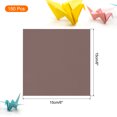 thumbnail image 2 of 150 Hojas de Papel Origami Doble Cara Color 6x6 Pulgadas Álbum, Marrón, 2 of 7