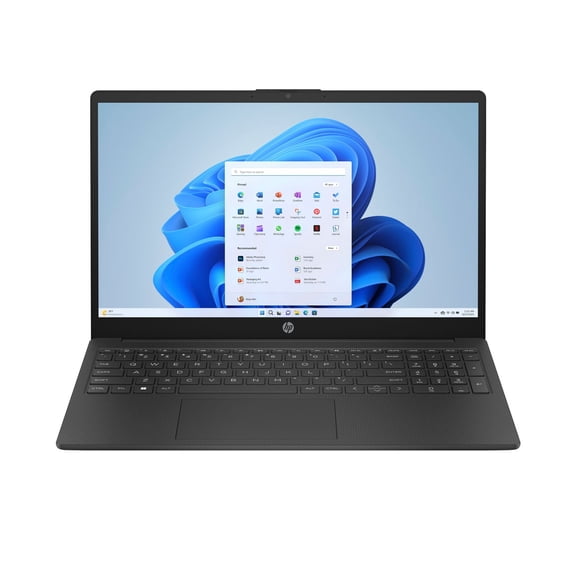 Restored HP 15-fd0000 15.6" Intel Core i7-1355U 1.70 GHz 12GB DDR4 256GB SSD Intel Iris Xe Graphics Windows 11 Home Laptop, Black - B1PU5AV-I070