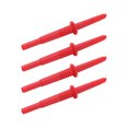 thumbnail image 3 of 4 sondas de perforación de alambre de aislamiento de conector banana de 4 mm para pruebas eléctricas, color rojo, 3 of 5
