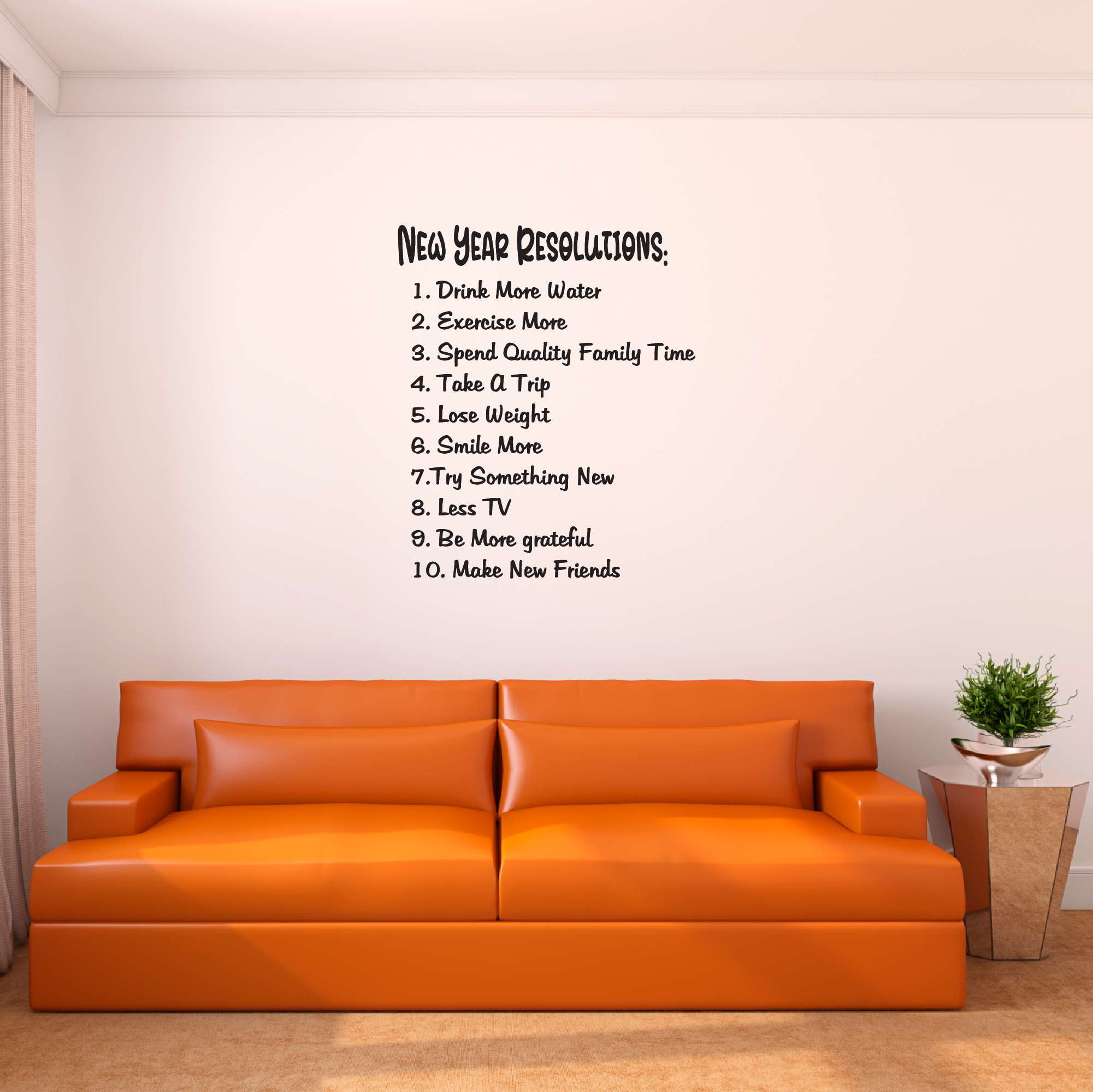 Family New Year Resolutions Inspirational Quotes Sayings Wall Decal family-new-year-resolutions-inspirational-quotes-sayings-wall-decal