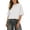 White, variant on Tanghaowl Womens Tops Casual Elegant Round-Neck Lightweight Knit Pullover Top for Spring Autumn Women's Pullover Casual Pink S