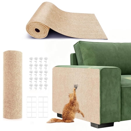 Cat Scratching Pad Beige 78.7 x15.8 Multi-Use Furniture Protector