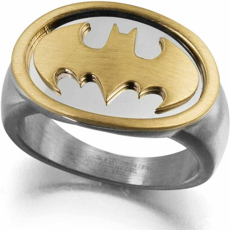 Stainless steel 2024 batman ring