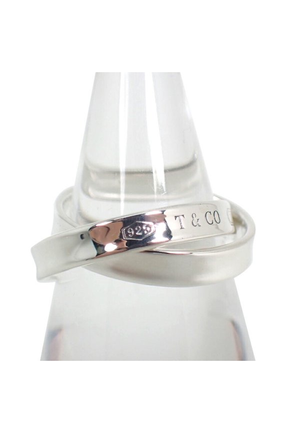 Pre-Owned TIFFANY & Co. 925 1837 Interlocking Circle Ring, Size 11.5