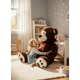 thumbnail image 5 of Jumbo Plush Brown Bear, 5 of 5