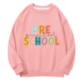 thumbnail image 5 of RMGVDSD Girls First Day Of School Sweatshirt Kids Letter Print Pullover Crewneck Sweatshirts Back To School Casual Long Sleeve Tops Leisure Sweatshirt 12-13 Years, 5 of 7