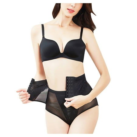 

Hesxuno Shapewear for Women Tummy Control Butt Lifter Women Butt Lifter Shapewear Hi-Waist Double Tummy Control Panty Body Shaper