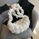 thumbnail image 3 of Bolso Hombro para Mujer Masa Fruncido Mano Cruzado () Blanco, 3 of 8