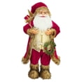 thumbnail image 2 of Estatua de muñeco de nieve de Papá Noel de pie Figura Decoración navideña Adornos Papá Noel 30 centimetros, 2 of 9