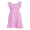 thumbnail image 5 of Terra & Sky Women's Plus Size Smocked Ruffle Hem Dress, 5 of 5