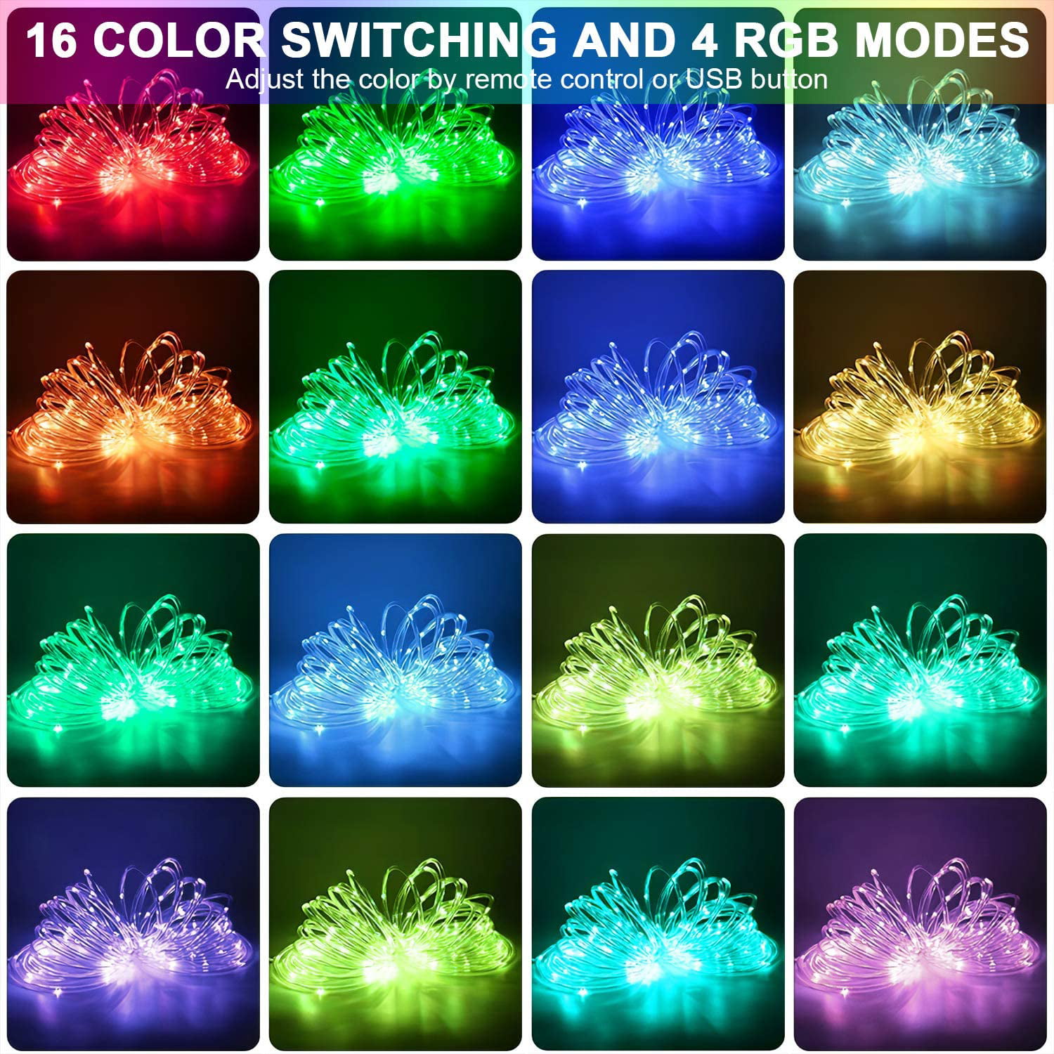 20/30/40/80 Festival LED String Fairy Lights Battery Party Outdoor Indoor Decor 
