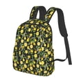 thumbnail image 2 of Daiia Lemon Fruits Flowers Leaves School Backpack for Men and Women Lightweight Backpack Durable Backpack Water-Resistant,Travel,Work Bag, 2 of 9