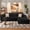 Black, variant on WINSOON 106" W Plush Modular Sectional Sofa with Pillows-Black