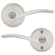 thumbnail image 5 of Cerradura de puerta Kwikset 740SEL-15S Sedona Lever en níquel satinado, 5 of 9