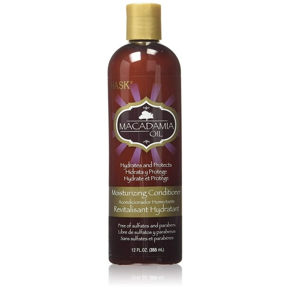 Hask Macadamia Oil Moisturizing Conditioner, 12 Ounce